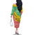 Congo Christmas Family Matching Off The Shoulder Long Sleeve Dress and Hawaiian Shirt with Tribal Tree Design Coat of Arms and Animal Pattern - Wonder Print Shop
