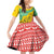 Congo Christmas Family Matching Off Shoulder Short Dress and Hawaiian Shirt with Tribal Tree Design Coat of Arms and Animal Pattern - Wonder Print Shop