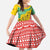 Congo Christmas Family Matching Puletasi and Hawaiian Shirt with Tribal Tree Design Coat of Arms and Animal Pattern - Wonder Print Shop