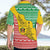 Congo Christmas Hawaiian Shirt with Tribal Tree Design Coat of Arms and Animal Pattern - Wonder Print Shop