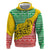 Congo Christmas Hoodie with Tribal Tree Design Coat of Arms and Animal Pattern - Wonder Print Shop