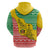 Congo Christmas Hoodie with Tribal Tree Design Coat of Arms and Animal Pattern - Wonder Print Shop