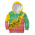Congo Christmas Kid Hoodie with Tribal Tree Design Coat of Arms and Animal Pattern - Wonder Print Shop