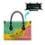 Congo Christmas Leather Bag with Tribal Tree Design Coat of Arms and Animal Pattern - Wonder Print Shop