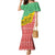 Congo Christmas Mermaid Dress with Tribal Tree Design Coat of Arms and Animal Pattern - Wonder Print Shop