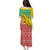 Congo Christmas Puletasi with Tribal Tree Design Coat of Arms and Animal Pattern - Wonder Print Shop