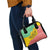 Congo Christmas Shoulder Handbag with Tribal Tree Design Coat of Arms and Animal Pattern - Wonder Print Shop