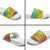 Congo Christmas Slide Sandals with Tribal Tree Design Coat of Arms and Animal Pattern - Wonder Print Shop