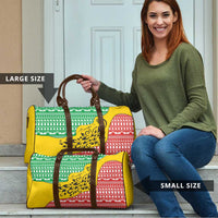 Congo Christmas Travel Bag with Tribal Tree Design Coat of Arms and Animal Pattern - Wonder Print Shop