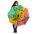 Congo Christmas Umbrella with Tribal Tree Design Coat of Arms and Animal Pattern - Wonder Print Shop