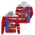 Puerto Rico Christmas Hoodie with Dancing Santa Reindeer Blue Tree and Festive Flag Design - Wonder Print Shop