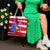 Puerto Rico Christmas Tote Bag with Dancing Santa Reindeer Blue Tree and Festive Flag Design - Wonder Print Shop