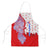 Puerto Rico Christmas Apron with Taino Symbols Palm Tree Bongos and Holiday Pattern Design - Wonder Print Shop