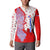 Puerto Rico Christmas Button Sweatshirt with Taino Symbols Palm Tree Bongos and Holiday Pattern Design - Wonder Print Shop