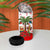 Puerto Rico Christmas 4 in 1 Can Cooler Tumbler with Taino Symbols Palm Tree Bongos and Holiday Pattern Design - Wonder Print Shop