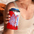 Puerto Rico Christmas 4 in 1 Can Cooler Tumbler with Taino Symbols Palm Tree Bongos and Holiday Pattern Design - Wonder Print Shop