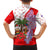 Puerto Rico Christmas Family Matching Off The Shoulder Long Sleeve Dress and Hawaiian Shirt with Taino Symbols Palm Tree Bongos and Holiday Pattern Design - Wonder Print Shop