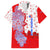 Puerto Rico Christmas Hawaiian Shirt with Taino Symbols Palm Tree Bongos and Holiday Pattern Design - Wonder Print Shop