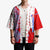 Puerto Rico Christmas Kimono with Taino Symbols Palm Tree Bongos and Holiday Pattern Design - Wonder Print Shop