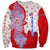 Puerto Rico Christmas Sweatshirt with Taino Symbols Palm Tree Bongos and Holiday Pattern Design - Wonder Print Shop