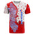 Puerto Rico Christmas T Shirt with Taino Symbols Palm Tree Bongos and Holiday Pattern Design - Wonder Print Shop
