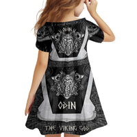 Odin The Viking God Family Matching Off Shoulder Short Dress and Hawaiian Shirt - Wonder Print Shop