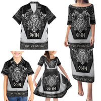 Odin The Viking God Family Matching Puletasi Dress and Hawaiian Shirt - Wonder Print Shop