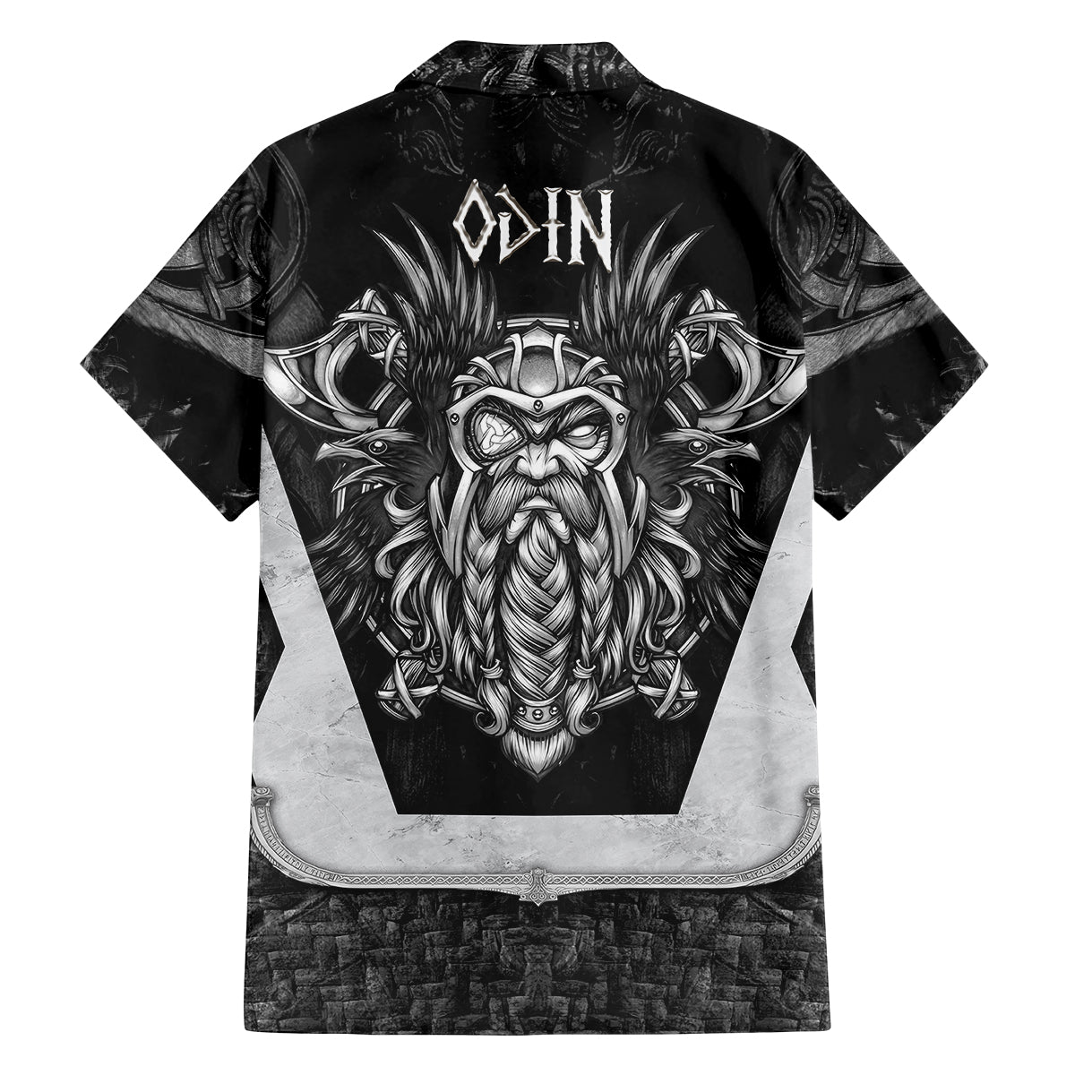 Odin The Viking God Family Matching Puletasi Dress and Hawaiian Shirt - Wonder Print Shop