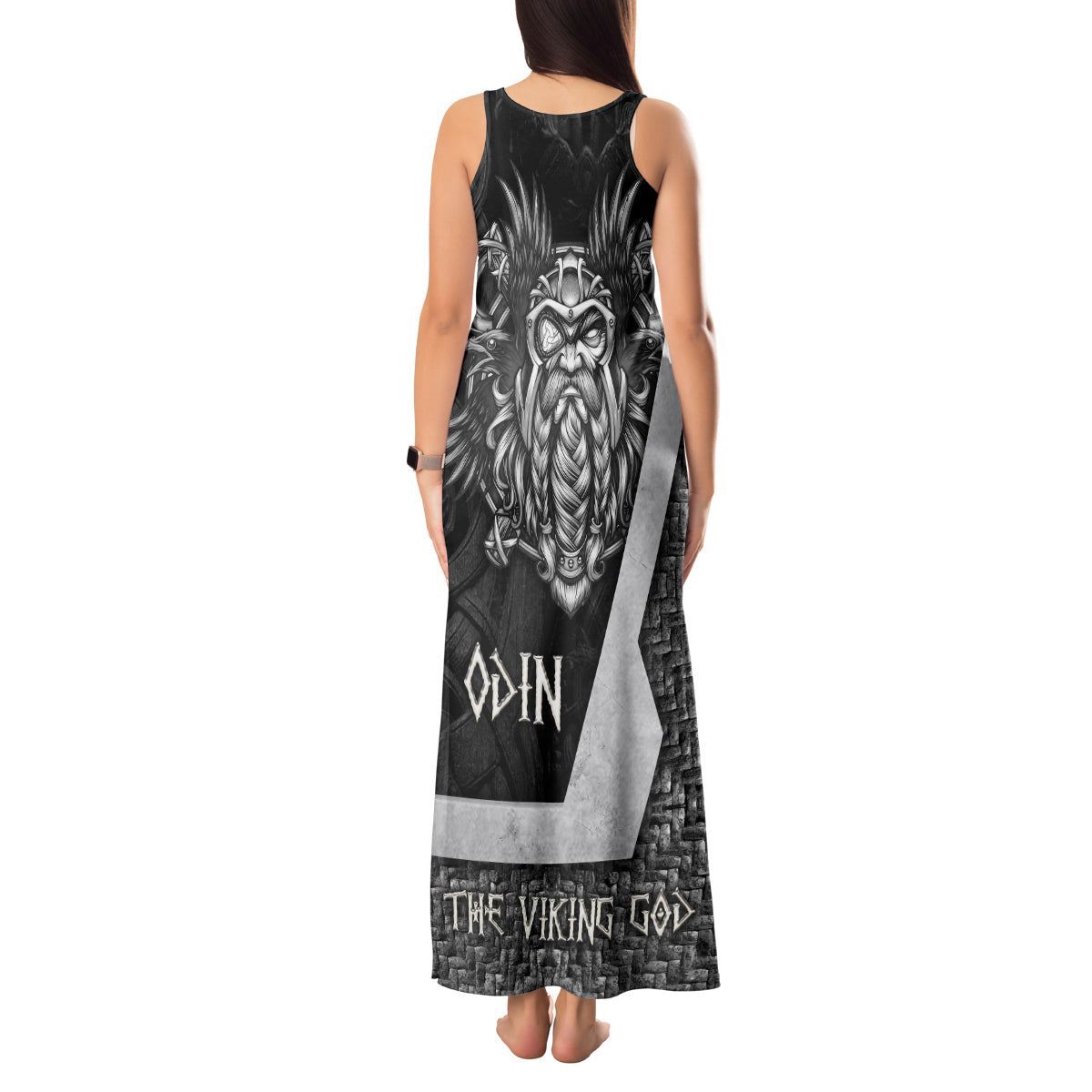 Odin The Viking God Tank Maxi Dress - Wonder Print Shop