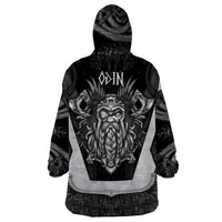 Odin The Viking God Wearable Blanket Hoodie - Wonder Print Shop