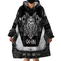Odin The Viking God Wearable Blanket Hoodie - Wonder Print Shop