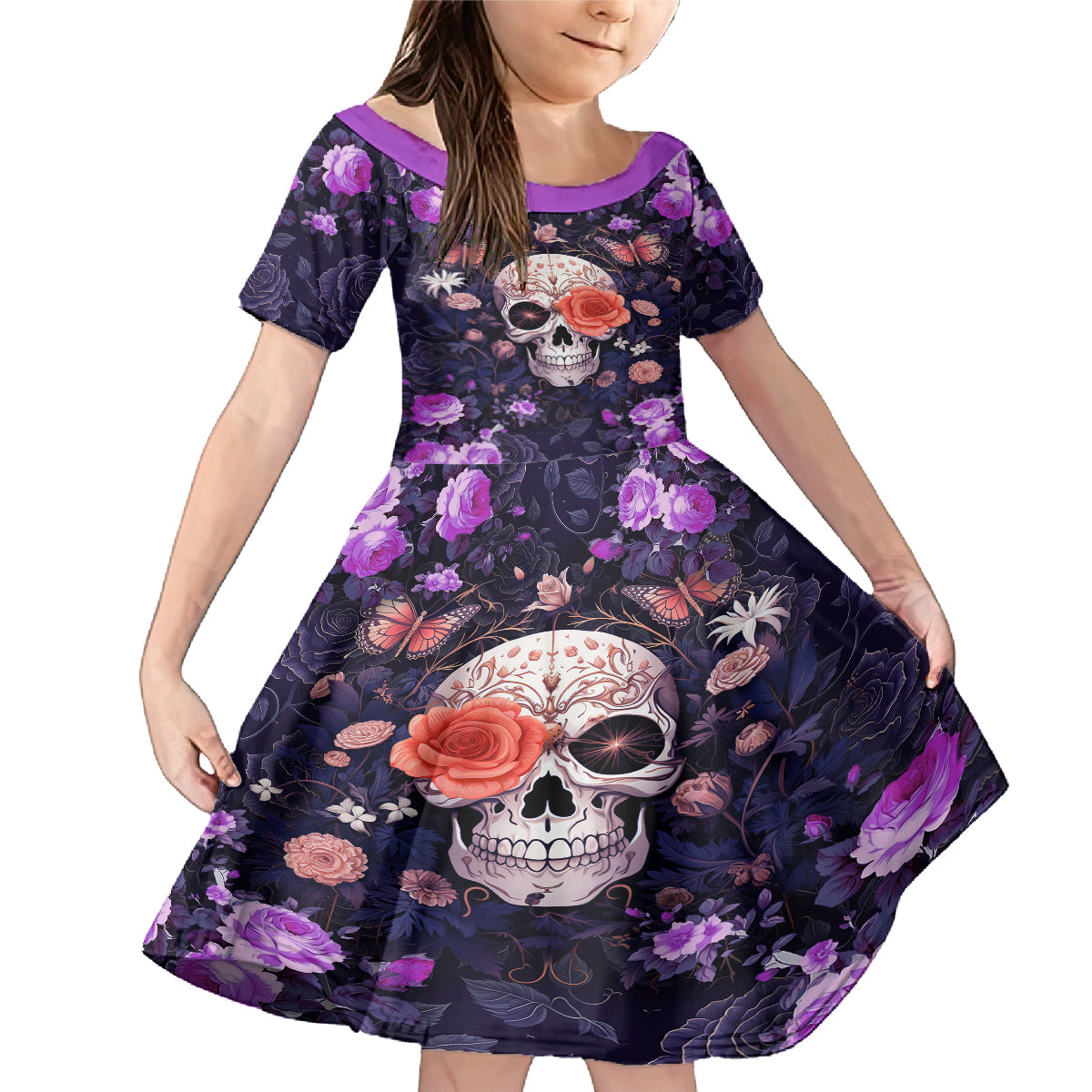 Warning This Tattooed Give Does Not Play Well With Stupid People Family Matching Mermaid Dress and Hawaiian Shirt - Wonder Print Shop