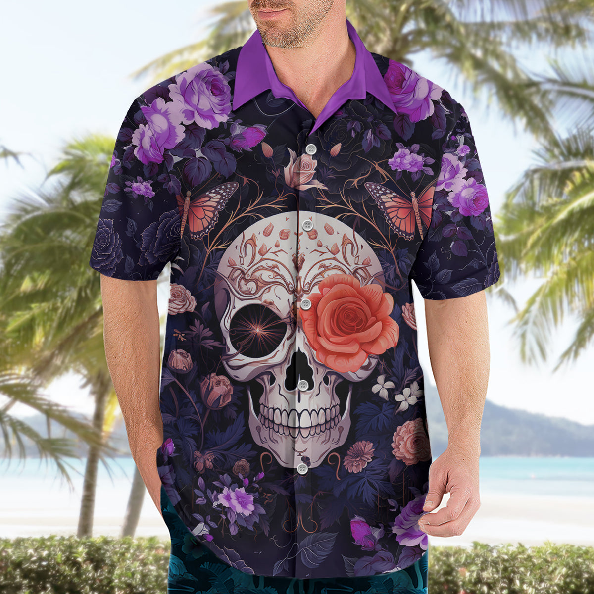 Warning This Tattooed Give Does Not Play Well With Stupid People Hawaiian Shirt - Wonder Print Shop