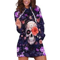 Warning This Tattooed Give Does Not Play Well With Stupid People Hoodie Dress - Wonder Print Shop