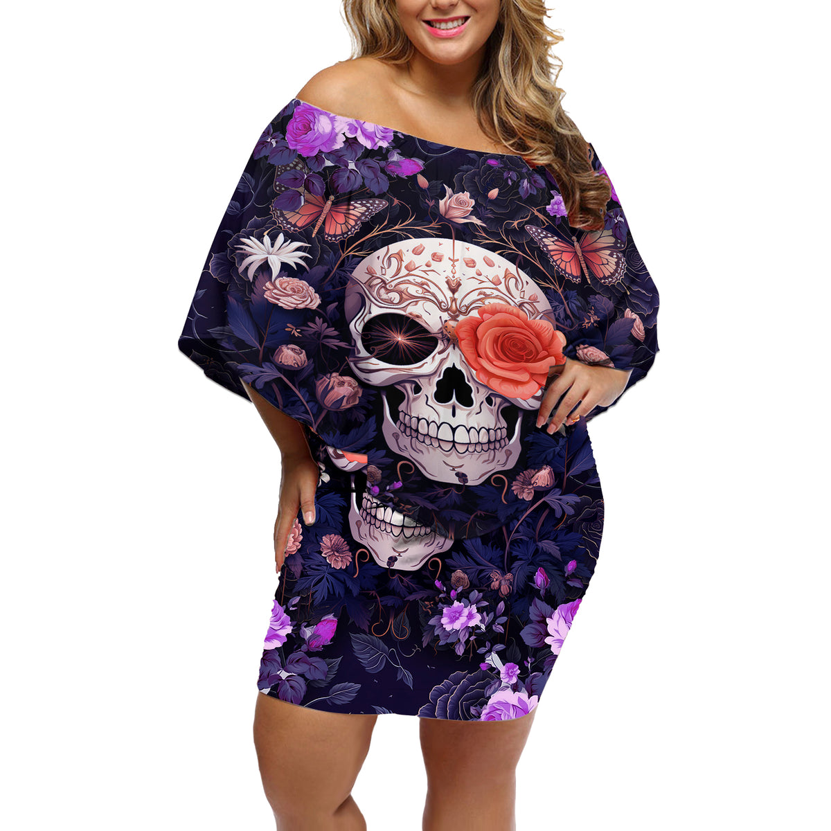 Warning This Tattooed Give Does Not Play Well With Stupid People Off Shoulder Short Dress - Wonder Print Shop