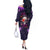 Warning This Tattooed Give Does Not Play Well With Stupid People Off The Shoulder Long Sleeve Dress - Wonder Print Shop