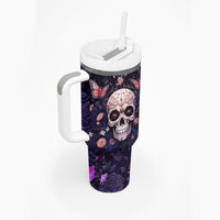 Warning This Tattooed Give Does Not Play Well With Stupid People Tumbler With Handle - Wonder Print Shop
