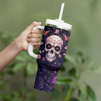 Warning This Tattooed Give Does Not Play Well With Stupid People Tumbler With Handle - Wonder Print Shop