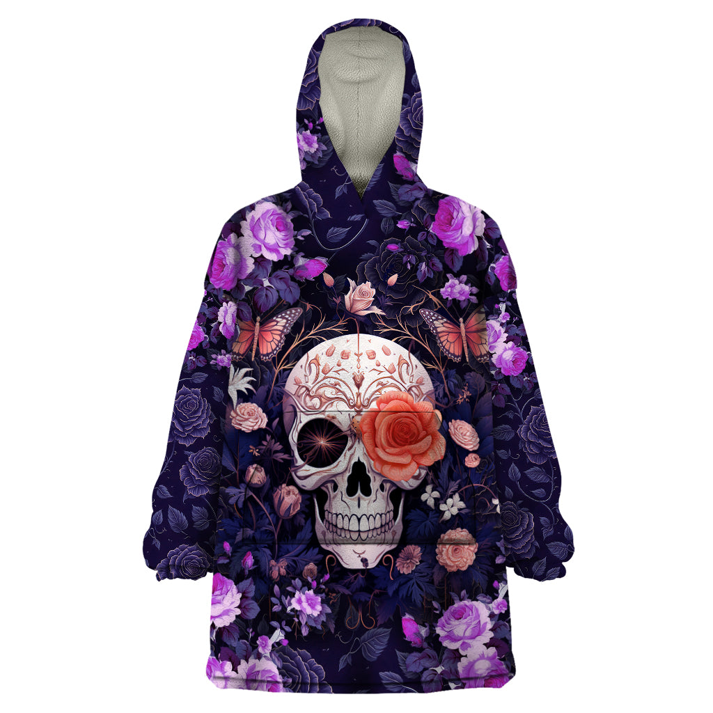 Warning This Tattooed Give Does Not Play Well With Stupid People Wearable Blanket Hoodie - Wonder Print Shop