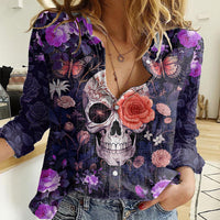 Warning This Tattooed Give Does Not Play Well With Stupid People Women Casual Shirt - Wonder Print Shop