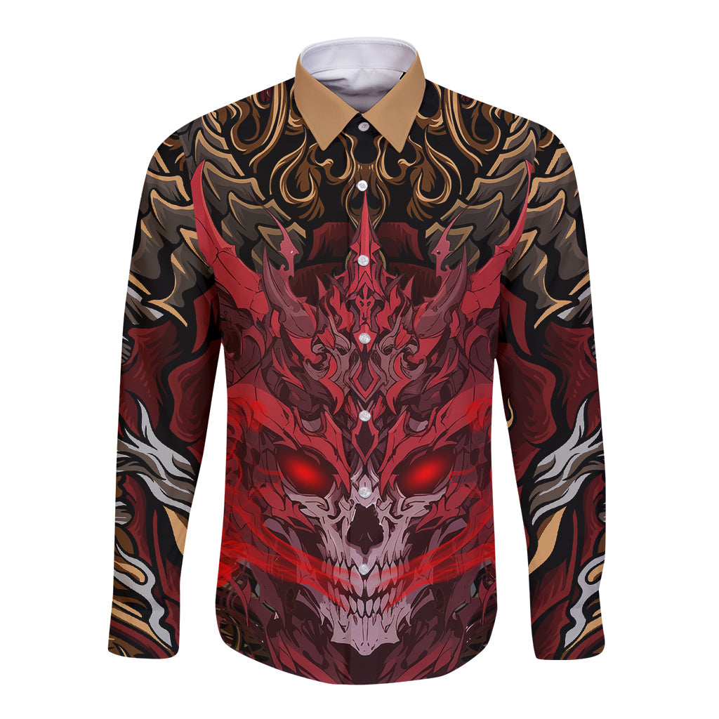 If I Stand Alone I Know I'm With Someone I Can Trust Long Sleeve Button Shirt - Wonder Print Shop