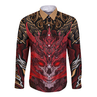 If I Stand Alone I Know I'm With Someone I Can Trust Long Sleeve Button Shirt - Wonder Print Shop