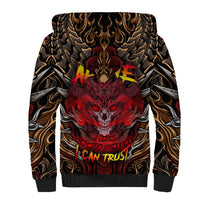 If I Stand Alone I Know I'm With Someone I Can Trust Sherpa Hoodie - Wonder Print Shop