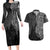 Viking Skoll and Hati Couples Matching Long Sleeve Bodycon Dress and Hawaiian Shirt Chasing Eternity - Wonder Print Shop