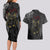 Viking Skoll and Hati Couples Matching Long Sleeve Bodycon Dress and Hawaiian Shirt Chasing Eternity - Wonder Print Shop