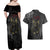 Viking Skoll and Hati Couples Matching Off Shoulder Maxi Dress and Hawaiian Shirt Chasing Eternity - Wonder Print Shop