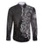 Viking Skoll and Hati Family Matching Long Sleeve Bodycon Dress and Hawaiian Shirt Chasing Eternity - Wonder Print Shop