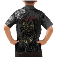 Viking Skoll and Hati Family Matching Mermaid Dress and Hawaiian Shirt Chasing Eternity - Wonder Print Shop