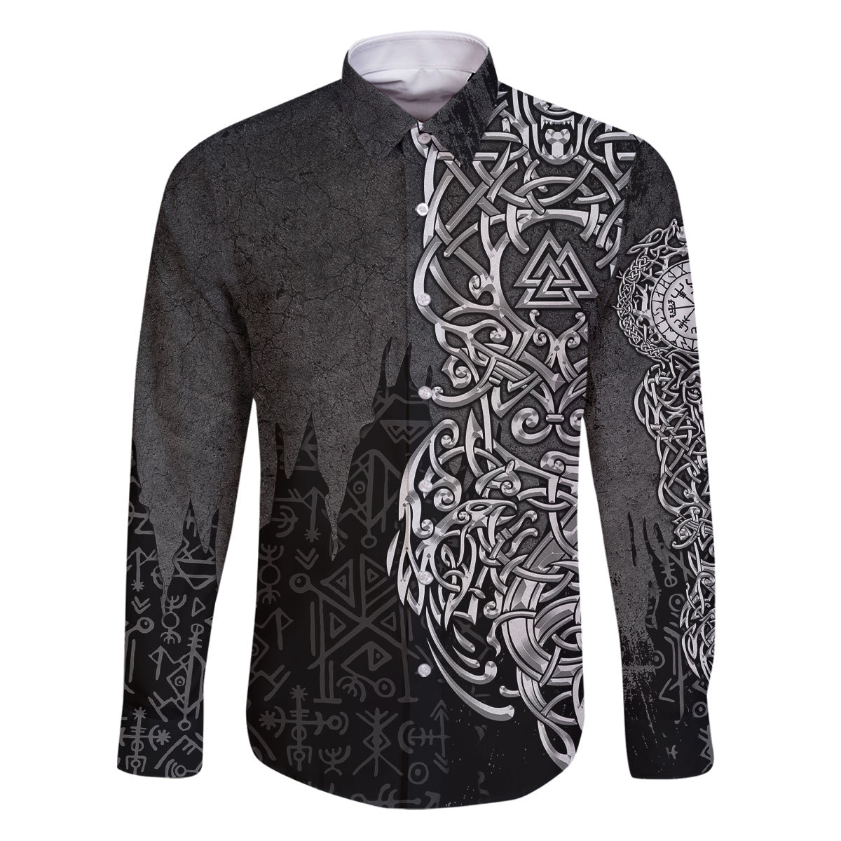 Viking Skoll and Hati Family Matching Puletasi Dress and Hawaiian Shirt Chasing Eternity - Wonder Print Shop