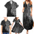 Viking Skoll and Hati Family Matching Summer Maxi Dress and Hawaiian Shirt Chasing Eternity - Wonder Print Shop
